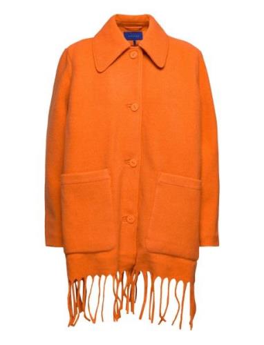 Ottyrs Coat Uldjakke Jakke Orange Résumé