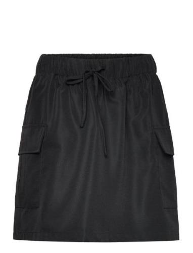 Onlmalika Cargo Skirt Ptm Kort Nederdel Black ONLY