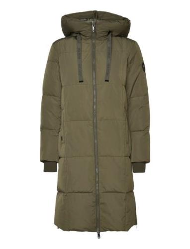 Mmnova Square Down Coat Foret Jakke Khaki Green MOS MOSH