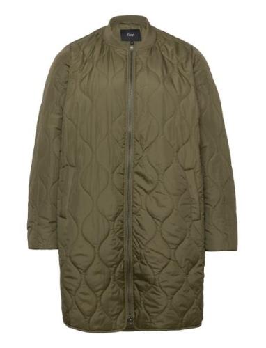 Cacamp, L/S, New Coat Foret Jakke Green Zizzi