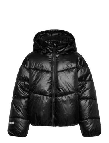 Jacket Puffer Foret Jakke Black Lindex