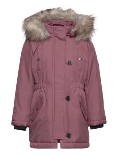 Kogiris Fur Parka Otw Noos Parka Jakke Purple Kids Only