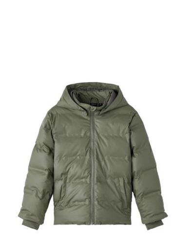 Nknmatt Puffer Jacket Fo Foret Jakke Green Name It