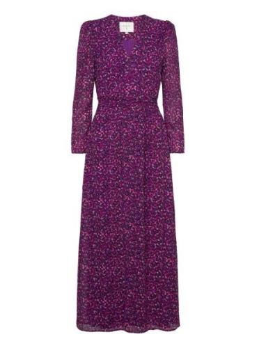 D6Vyana Printed Maxi Dress Maxikjole Festkjole Purple Dante6