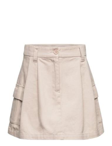 Cargo Skirt Dresses & Skirts Skirts Short Skirts Cream Rosemunde Kids