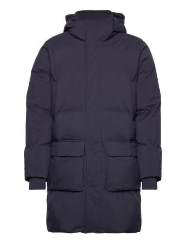 Madden Ripstop Puffer Parka Coat Parka Jakke Navy Les Deux