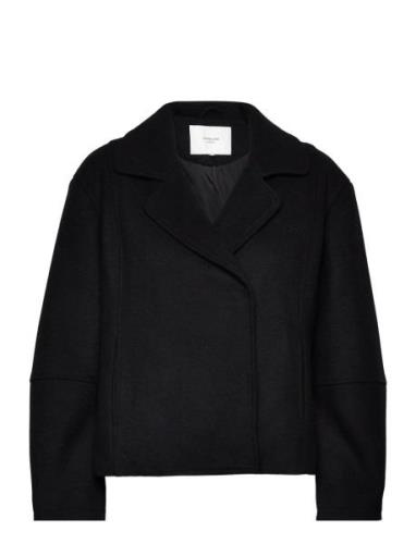 Wool Jacket Uldjakke Jakke Black Rosemunde