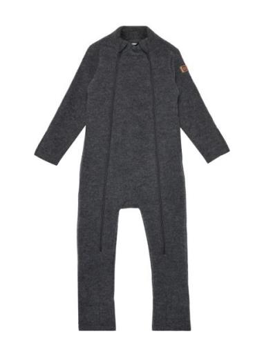 Wool Suit Jumpsuit Navy Mikk-line