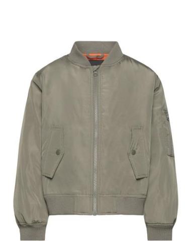 Nknmadrid Bomber Jacket Bomberjakke Khaki Green Name It