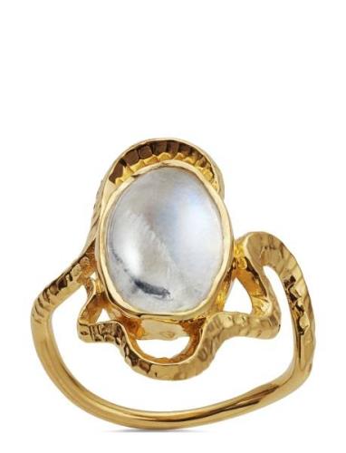 Siren Ring Ring Smykker Gold Maanesten