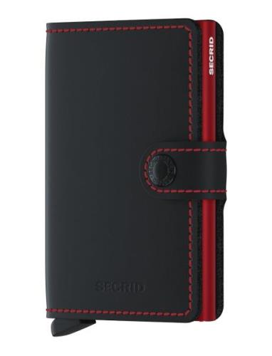 Mm-Black & Red Accessories Wallets Cardholder Black Secrid