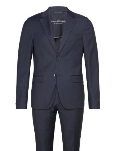 Bs Napa Slim Fit Suit Set Habit Navy Bruun & Stengade