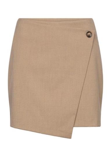 Bs Emmie Skirt Kort Nederdel Brown Bruun & Stengade