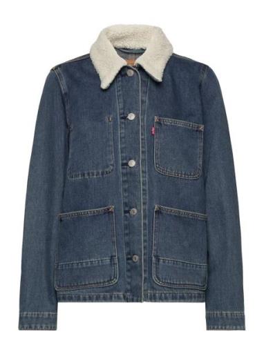 Warm Chore Coat More Time Warm Jakke Denimjakke Blue LEVI´S Women