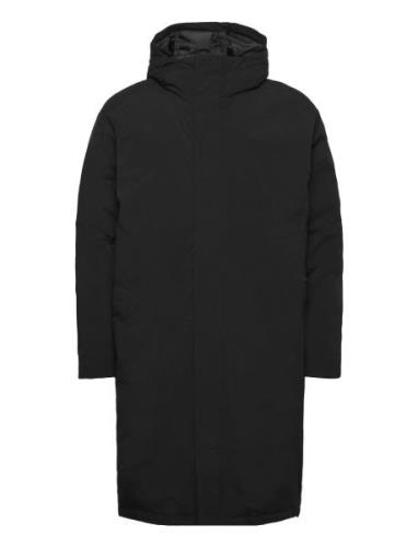 Long Puffer Jacket Parka Jakke Black Revolution