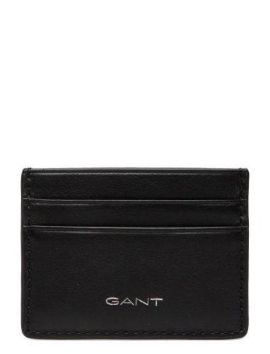 Leather Card Holder Accessories Wallets Cardholder Black GANT