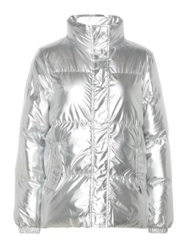 Nelli Puffer Jacket Foret Jakke Silver Noella