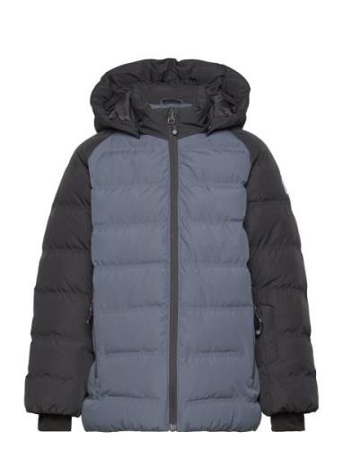 Ski Jacket - Quilt -Contrast Foret Jakke Blue Color Kids