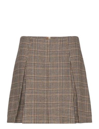 Woven Skirts Kort Nederdel Brown Marc O'Polo