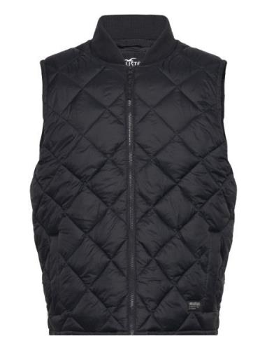 Hco. Guys Outerwear Vest Black Hollister