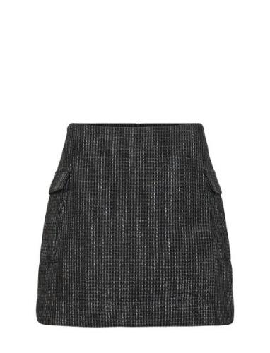 Nurubi Skirt Kort Nederdel Black Nümph