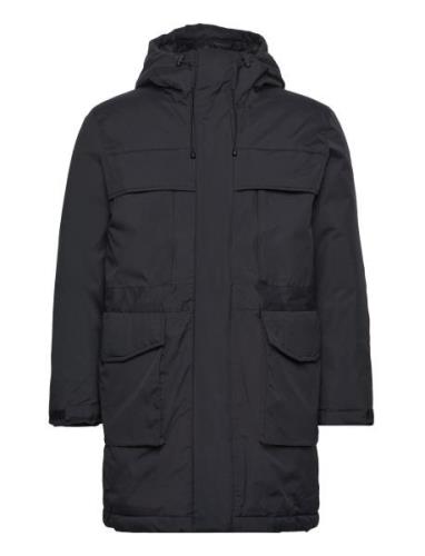 Apex Canvas? Long Padded Coat - Grs Parka Jakke Black Knowledge Cotton...