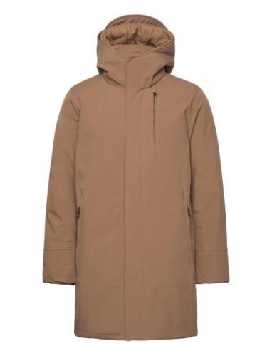 Climate Shell? Jacket - Grs/Vegan Parka Jakke Beige Knowledge Cotton A...