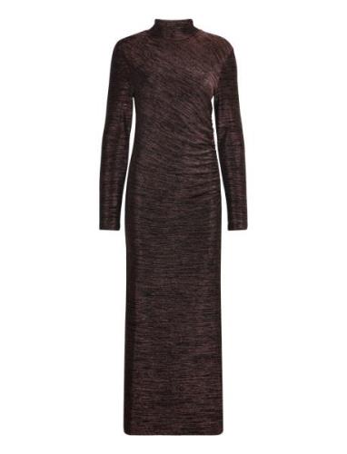 Jafariw Wrap Dress Maxikjole Festkjole Brown InWear