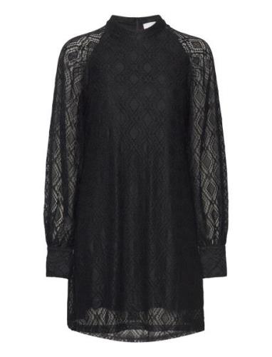 Texas Lace Dress Kort Kjole Black Noella