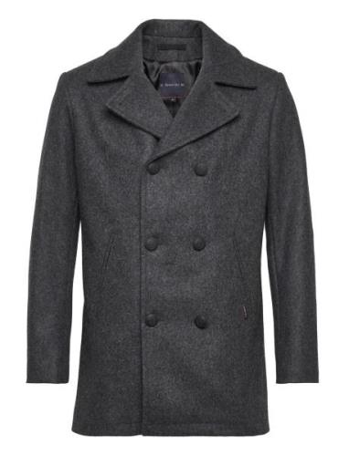 Pea Coat "Kermoor" Uldjakke Jakke Grey Armor Lux