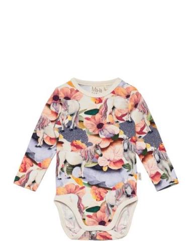 Poppy Body Bodies Long-sleeved Multi/patterned Ma-ia Family