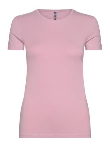 Pcsirene Tee Noos Top Pink Pieces