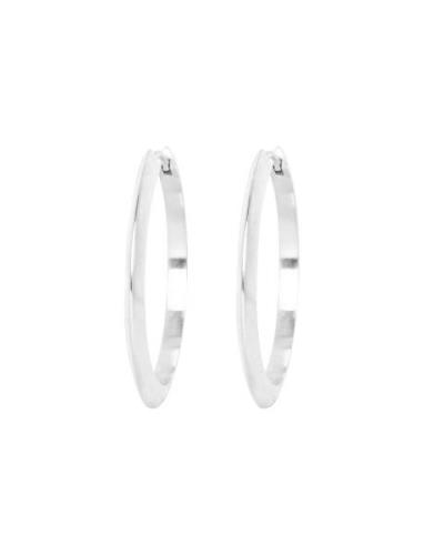 Ix Berta Earring Silver Accessories Jewellery Earrings Hoops Silver IX...