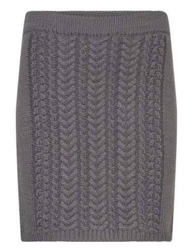 Skirt Raquel Kort Nederdel Grey Lindex