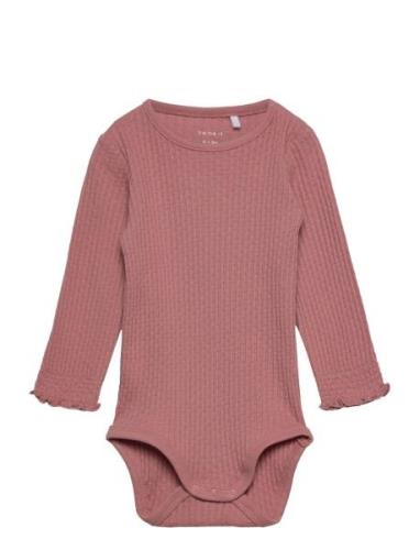 Nbftusia R Ls Body Bodies Long-sleeved Pink Name It