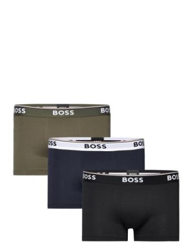 Trunk 3P Power Boxershorts Black BOSS