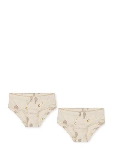 Evy Panties 2-Pack Night & Underwear Underwear Panties Beige That's Mi...