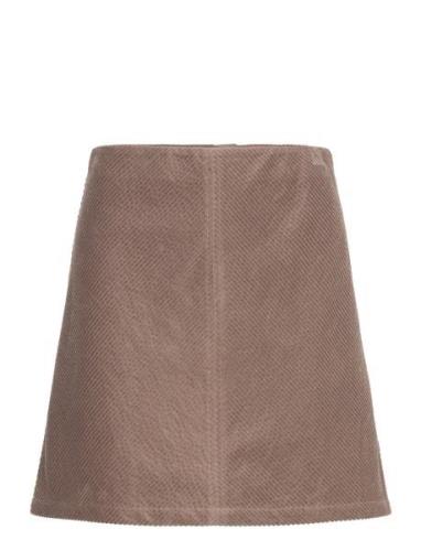 Srmeggy Skirt Kort Nederdel Brown Soft Rebels