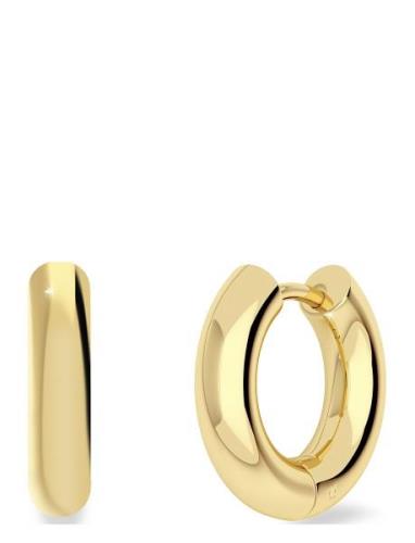 Chunky Hoops Accessories Jewellery Earrings Hoops Gold Edblad