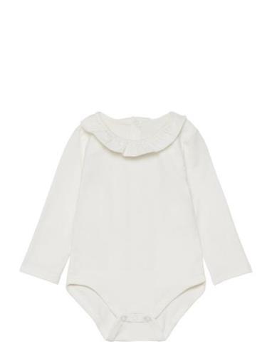 Long Sleeve Body Bodies Long-sleeved White Mango