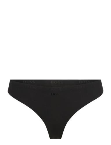 Thong Laser Cut G-streng Undertøj Black BOSS