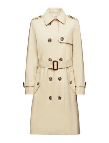 Coats Woven Trenchcoat Frakke Beige Esprit Casual