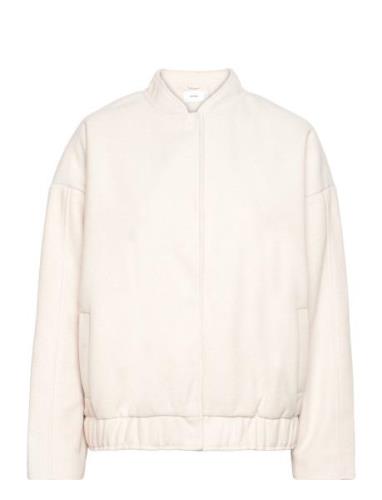 Visille Over Bomber Jacket/Ka Bomberjakke Cream Vila