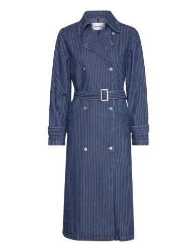 Srbalsam Trenchcoat Trenchcoat Frakke Navy Soft Rebels