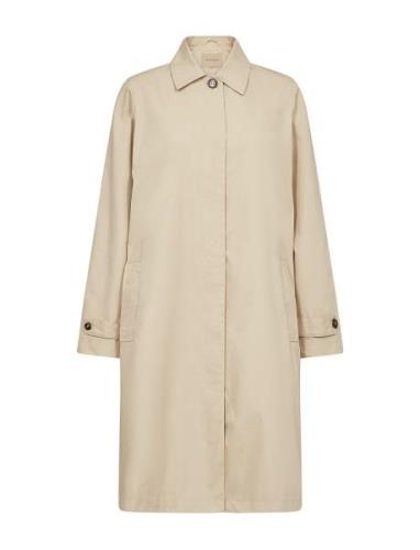 Sc-Lora Trenchcoat Frakke Beige Soyaconcept