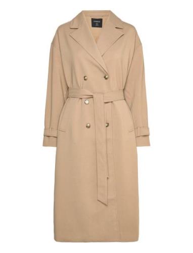 Trenchcoat Cornelia Trenchcoat Frakke Beige Lindex