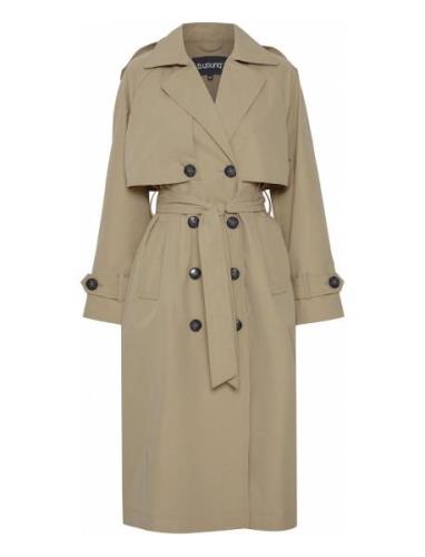 Bycharlee Trenchcoat 2 - Trenchcoat Frakke Beige B.young