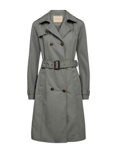 Sc-Lora Trenchcoat Frakke Grey Soyaconcept