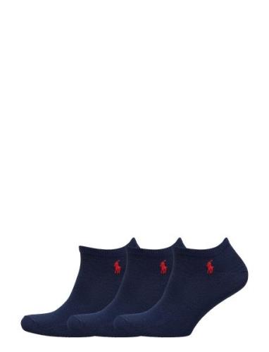 Low-Cut Cotton Sock 3-Pack Ankelstrømper Korte Strømper Blue Polo Ralp...