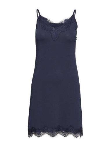 Asa Underkjole Bodies Slip Navy Minus